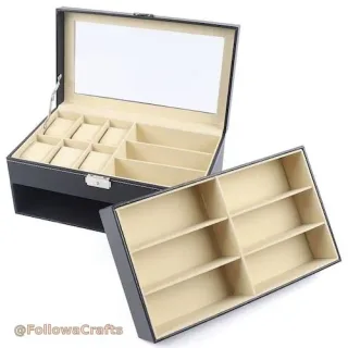 Cassetto per occhiali in pelle PU a 6 slot Commercio all'ingrosso