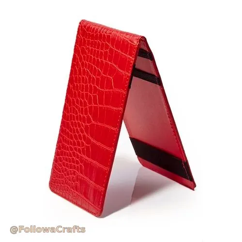 Leder Golf Scorecard Holder mat Bleistift a Kaart