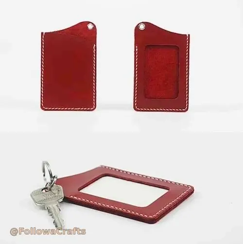 Tarjetero de hotel de cuero PU con tarjeta