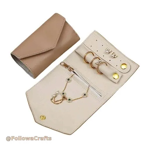 Open PU Lieder Rees Bijouen Roll weist Multiple Taschen a Réng