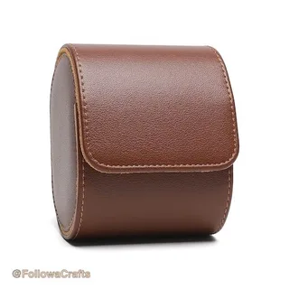 PU leather Uhrenbox 1 Steckplatz braun