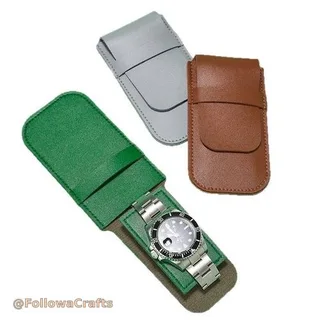PU sac organisateur de bracelet de montre en cuir